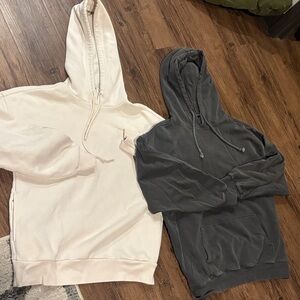 Two hoodies
